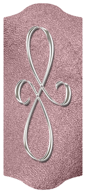 DARAY-C-601-SL-SH-OR Silver Scroll Shimmer Orchid
